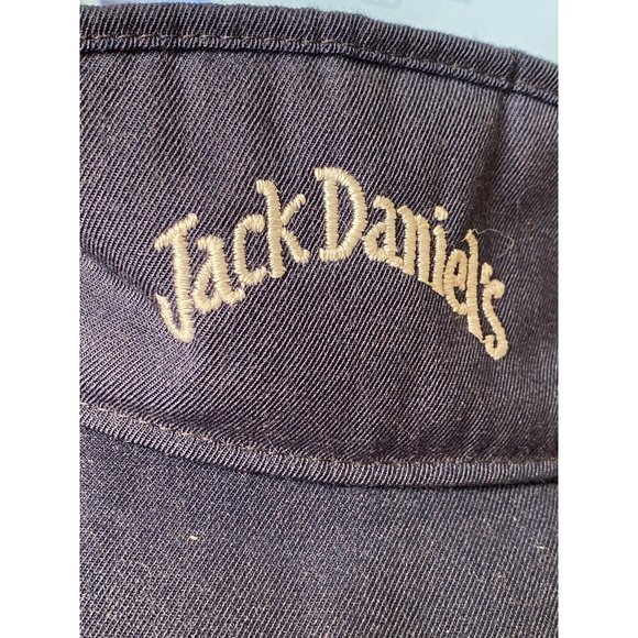 Jack Daniels New Era Hat Dupont Visor Pro Model USA Sun Visor Blue Green Bill - Picture 4 of 8